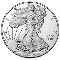 2020-S 1 oz American Silver Eagle Proof Coin with Box & COA