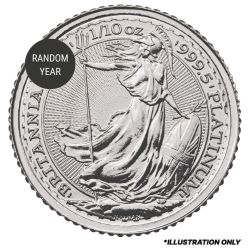 1/10 oz Britannia Platinum Coin - Random Year