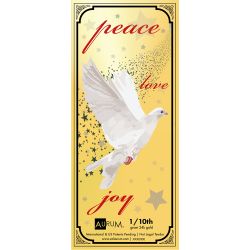 1/10 Gram Gold Aurum Peace Dove Note (24K)