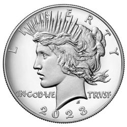 2023-S Peace Silver Dollar Proof Coin with Box & COA