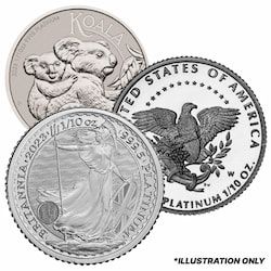 1/10 oz Platinum Coin - Design Our Choice