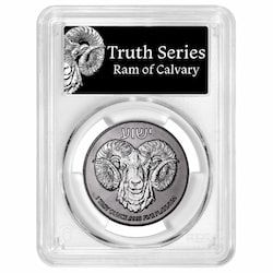 2024 PCGS PR-70 First Strike 1 oz Ram of Calvary Reverse Proof Platinum Coin