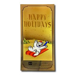 1/10 Gram Gold Aurum Polar Bear Note (24K)