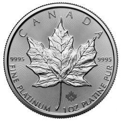 2024 1 oz Canadian Platinum Maple Leaf Coin BU