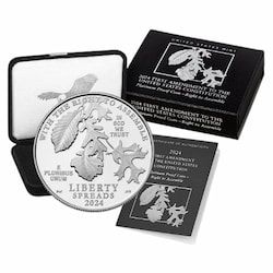 2024-W 1 oz American Platinum Eagle Proof Coin with US Mint Box & COA