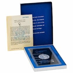 1885-CC Morgan Silver Dollar Coin - BU - GSA with box & COA
