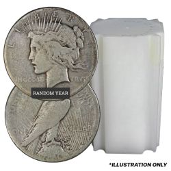 1922-1935 Cull Peace Silver Dollar (Tube of 20)