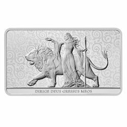 2024 10 oz Una and the Lion Silver Bar