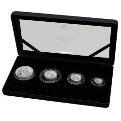 2025 British Silver Britannia and Liberty 4-Coin Proof Set