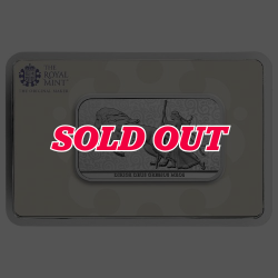 2025 1 oz Una and the Lion Silver Bar