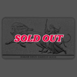 2025 10 oz Una and the Lion Silver Bar