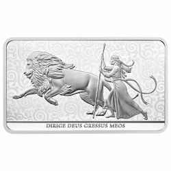 2025 100 oz Una and the Lion Silver Bar