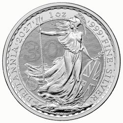 2027 1 oz Silver Britannia Coin