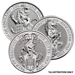 2 oz The Queen’s Beast Silver Coin - Design Our Choice