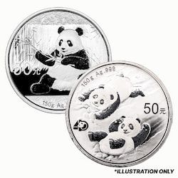 150 Gram Chinese Panda Proof Silver Coin - Design Our Choice