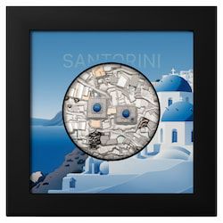 2024 5 oz Bucket List - Santorini Proof Silver Coin