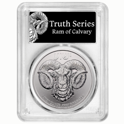 2026 PCGS MS-70 First Strike 1 oz Ram of Calvary Silver Coin
