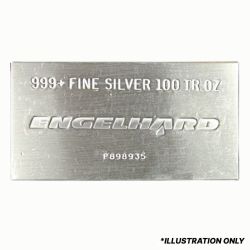 100 oz Engelhard Silver Bar