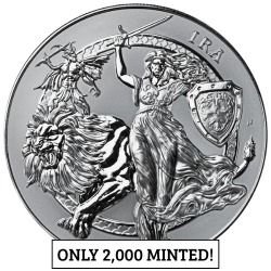 5 oz Ira - Wrath: Seven Deadly Sins Silver Reverse Proof - The Awakening Series