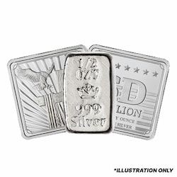 1/2 oz Silver Bar - Design Our Choice