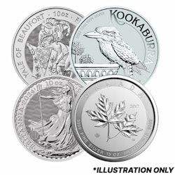10 oz Silver Coins - Design Our Choice
