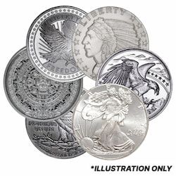 1/4 oz Silver Rounds - Design Our Choice
