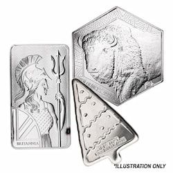 10 oz Silver - Various Forms, Design Our Choice