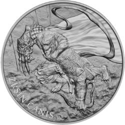2018 South Korean ZI:SIN Canis Silver Coin 1 oz