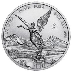 2022 1/2 oz Mexican Silver Libertad Coin