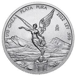 2022 1/10 oz Mexican Silver Libertad Coin