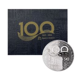 1925-2025 2 oz 100th Anniversary of Banco de Mexico's Founding Proof Silver Coin