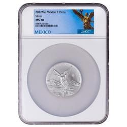2022 NGC MS-70 2 oz Mexican Silver Libertad Coin