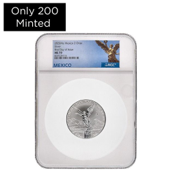 2025 NGC MS-70 First Day of Issue 2 oz Mexican Silver Libertad Coin