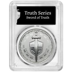 2024 PCGS MS-70 First Strike 1 oz Sword of Truth Silver Coin