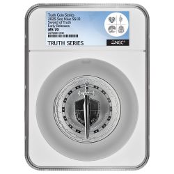 2025 NGC MS-70 Early Releases 5 oz Sword of Truth High Relief Silver Coin