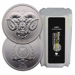 2026 1 oz Silver Ram of Calvary NGC MintCertified™ FIRST30 | Sealed Tube