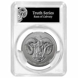 2026 PCGS MS-70 First Strike 5 oz Ram of Calvary High Relief Silver Coin