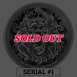 2026 5 oz Roaring Lion High Relief Silver Coin - Serial #1