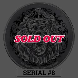 2026 5 oz Roaring Lion High Relief Silver Coin - Serial #8