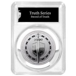2026 PCGS MS-70 First Strikes 5 oz Sword of Truth High Relief Silver Coin