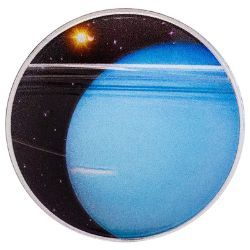 2022 1 oz Uranus Curved Proof Silver Coin