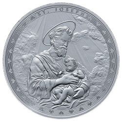 2025 1 oz Patron Saints: St. Joseph Black Proof Silver Coin