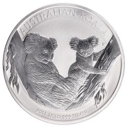 2011 1 Kilo Australian Koala Silver Coin