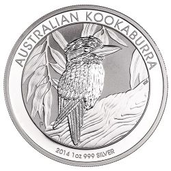 2014 1 oz Australian Kookaburra Silver Coin