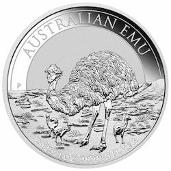 2023 1 oz Australian Emu Silver Coin