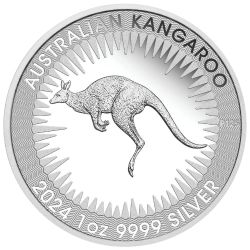 2024 1 oz Australian Silver Kangaroo First Issue Proof Coin
