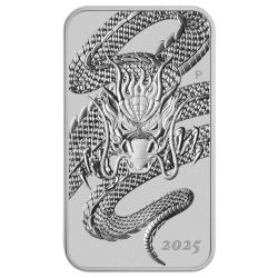 2025 1 oz Dragon Rectangular Silver Coin