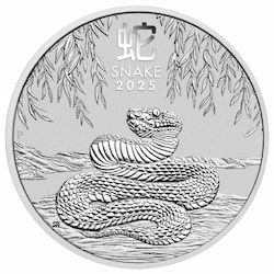 2025 1 Kilo Year of the Snake Silver Coin - Lunar Series III