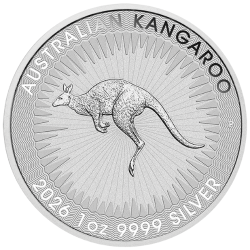 2026 1 oz Australian Kangaroo Silver Coin 