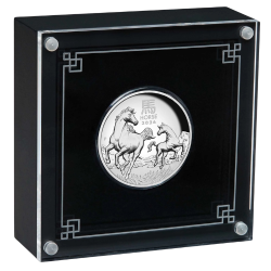 2026 1 oz Year of the Horse High-Relief Proof Silver Coin - Lunar Series III 